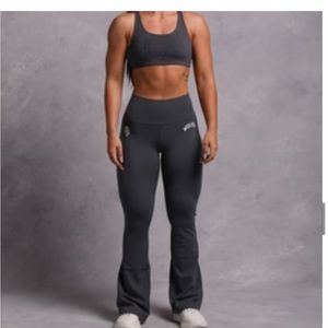 Darc Sport Dark Grey Flared Leggings Medium